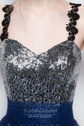 Rochie de bal Şic Fără mâneci Paiete Corsetul sequined Curele de spaghete - Pagină 5