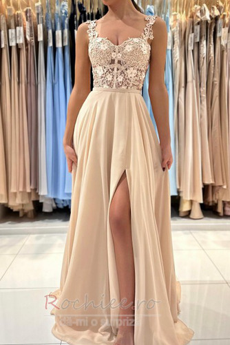 Rochie de seara Aplicatiile Cădea Elegant A-linie Fără mâneci - Pagină 4