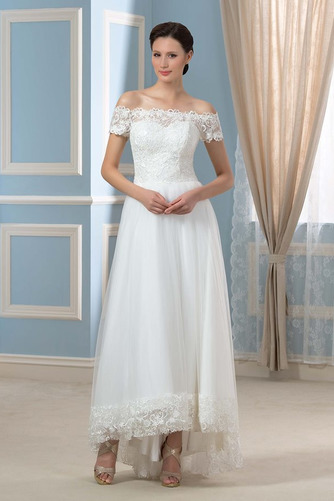 Rochie de mireasa Asimetric Elegant Talie naturală Primăvară - Pagină 1