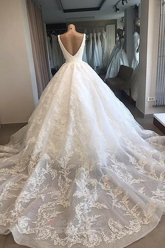 Rochie de mireasa Organza Talie naturală Cădea Fără spate Fără mâneci - Pagină 2