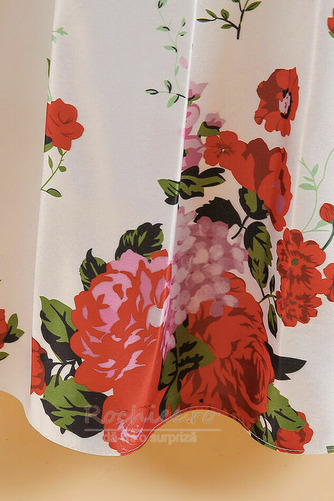 Rochie Fete de flori Lungime de glezna Fermoar Fără mâneci Performanță - Pagină 8