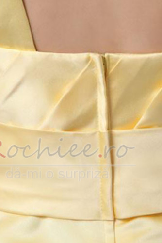 Rochie de domnişoară de onoare Fără mâneci Satin elastic Un umăr - Pagină 7