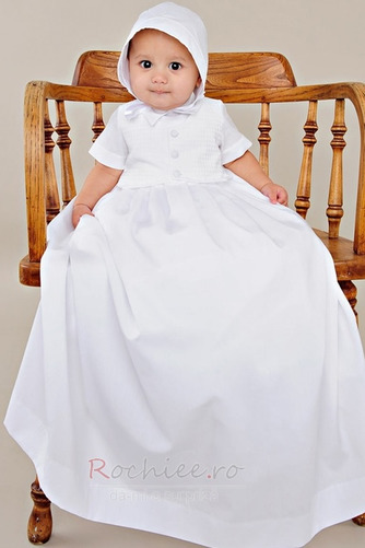 Rochie de botez Satin Lung Printesa Mare acoperit Banchet Butonul - Pagină 1
