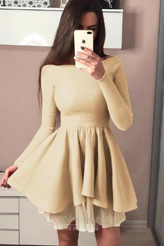 Rochie de cocktail Scurt Talie naturale Leagăn Mediu Mâneci lungi - Pagină 6