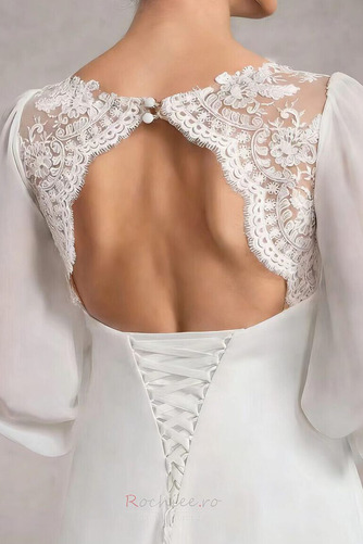 Rochie de mireasa Maternitate V gâtului Talie imperiu Plajă Elegant - Pagină 5