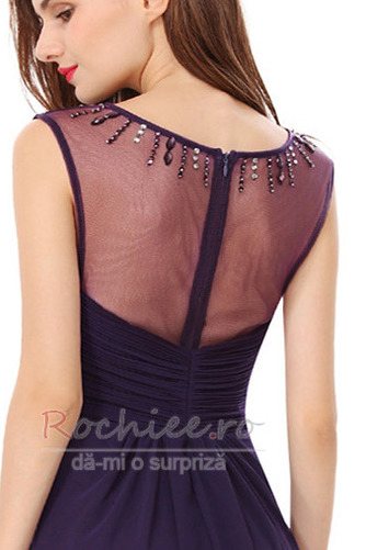 Rochie de seara Etaj lungime A-linie Talie naturale Corsetul plisate - Pagină 3