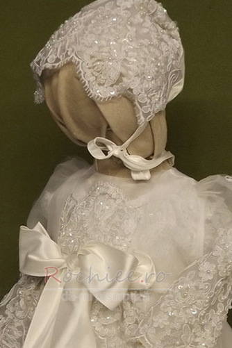 Rochie de botez Lung Dantela Mare acoperit Prințesă Formale Capac/pălărie - Pagină 3