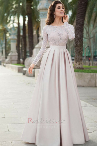 Rochie de bal Lung Suprapunere de dantela Formale Satin Fermoar - Pagină 1