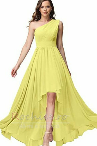 Rochie de seara Asimetric Sifon Talie naturale Pară Dantelă sus - Pagină 6