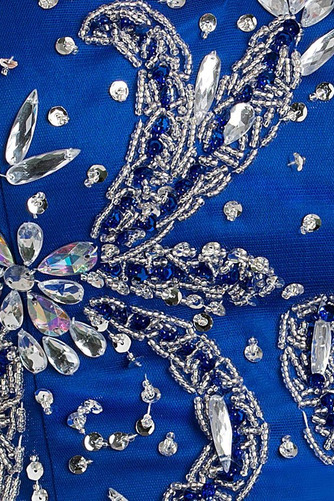Rochie de bal Fără mâneci Corsetul cu bijuterii Ceremonie Etaj lungime - Pagină 6