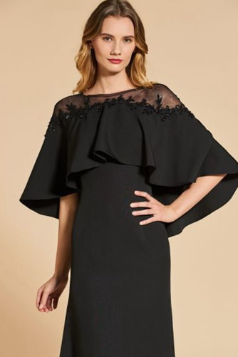 Rochie de seara Fermoar Formale Satin Teacă Drapat Mătura Bijuterie - Pagină 5