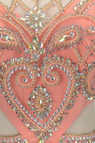 Rochie de bal Drapat Luxos Bijuterie Subţire Fără mâneci Talie naturale - Pagină 5