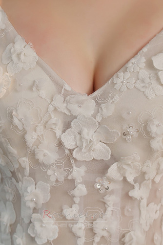 Rochie de mireasa Rozetă accentuată Elegant Fără mâneci Tul Toamnă - Pagină 4