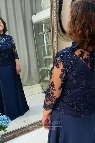 Rochie de mama Mâneci lungi Fermoar Iluzia mâneci Vara Modest - Pagină 1