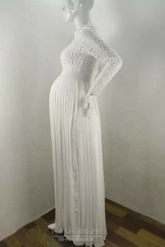 Rochie de mireasa Imperiul Negru înalt Talie naturale Mâneci lungi - Pagină 12