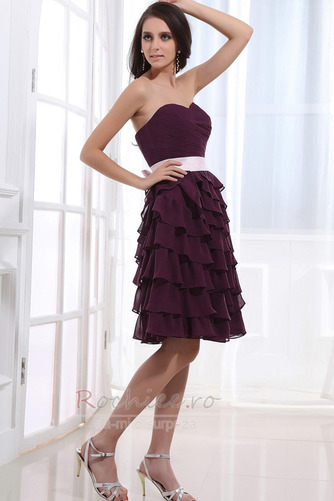 Rochie de domnişoară de onoare Şifon Dragă Multi strat Minion - Pagină 3