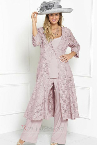 Rochie mama costume Şifon Simplu Iluzia mâneci Lungime de glezna - Pagină 2