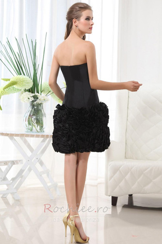 Rochie de seara Strapless Fără mâneci Talie Scăzut Rozetă accentuată - Pagină 4